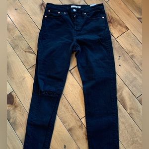 Black Levi Wedgie Jeans